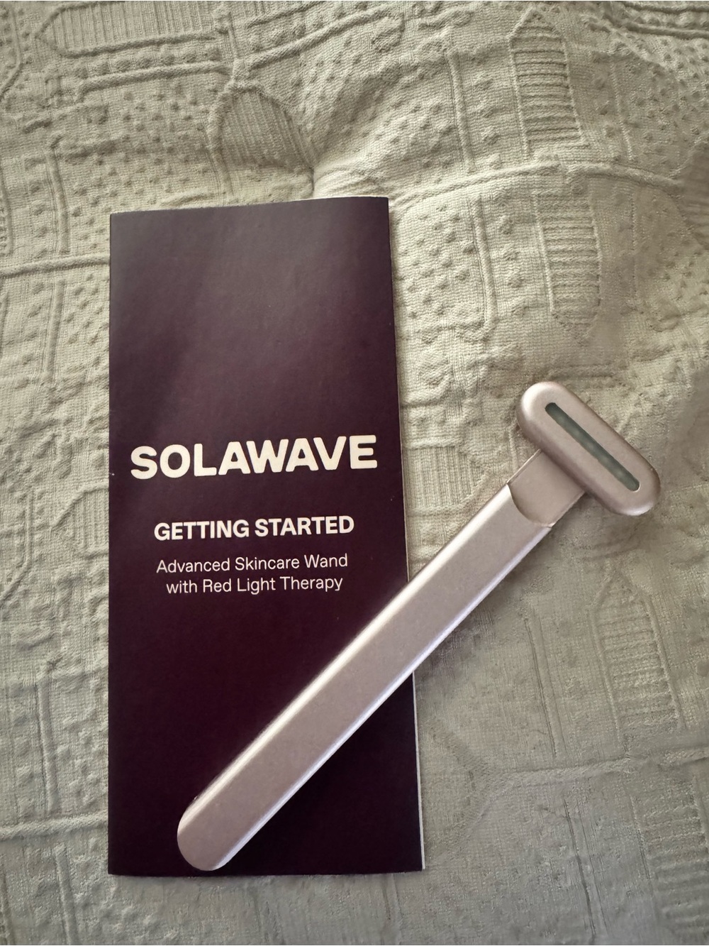 Solawave Silver Advanced Skincare Wand with Red Light Therapy